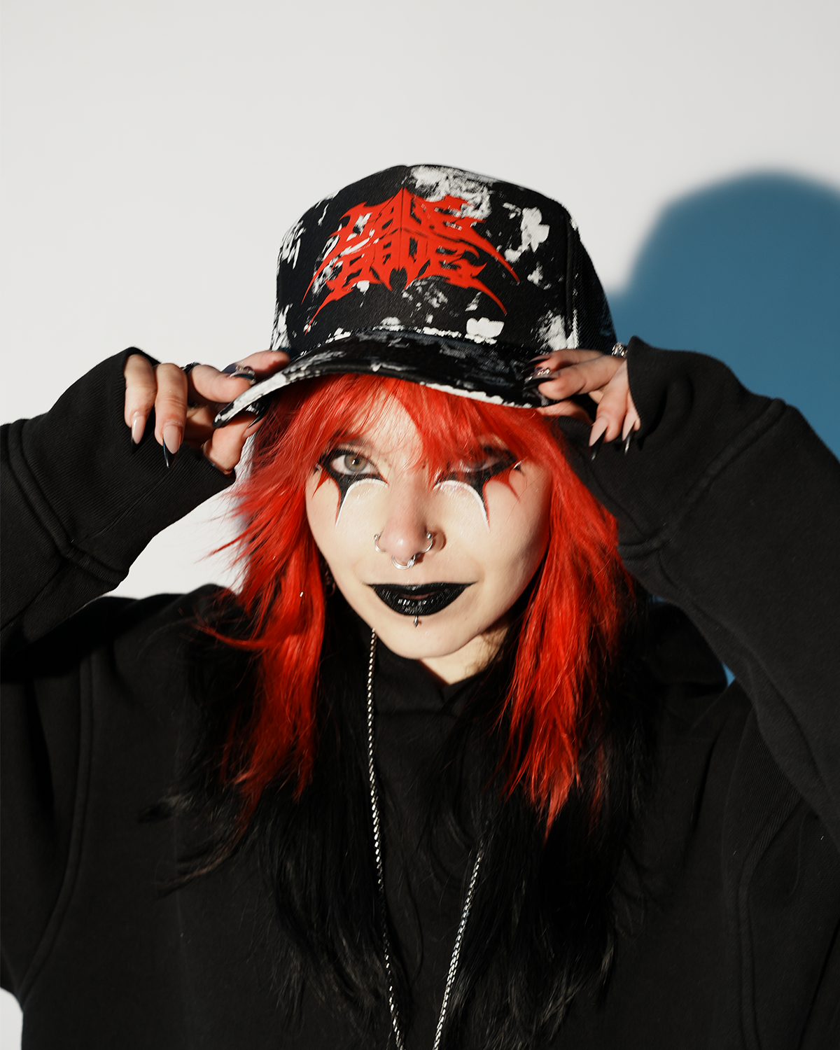 FROM THE RAVE FLOOR HAT- BLACK
