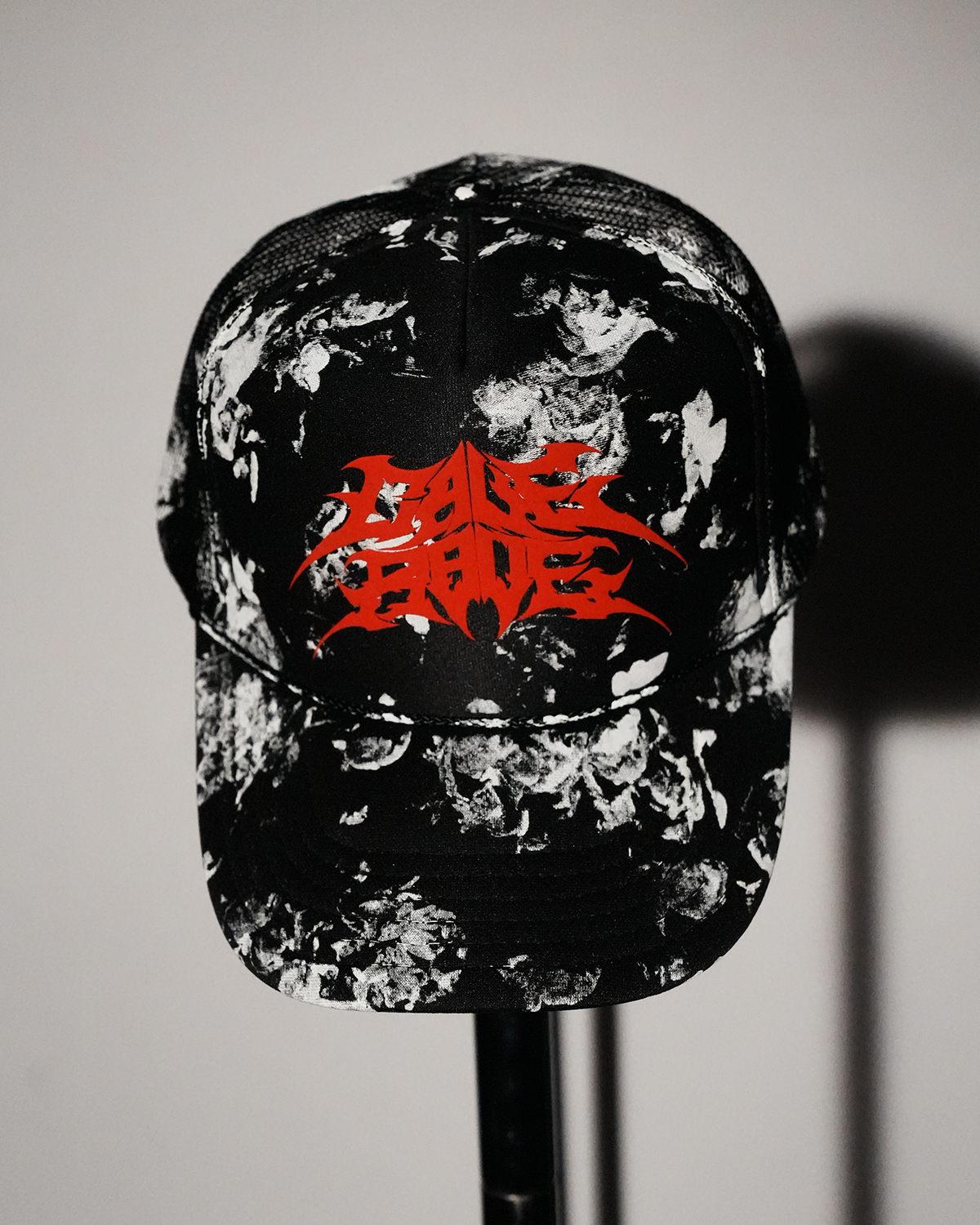 FROM THE RAVE FLOOR HAT- BLACK