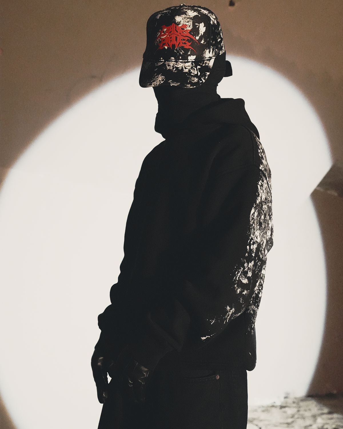 FROM THE RAVE FLOOR HOODIE - BLACK