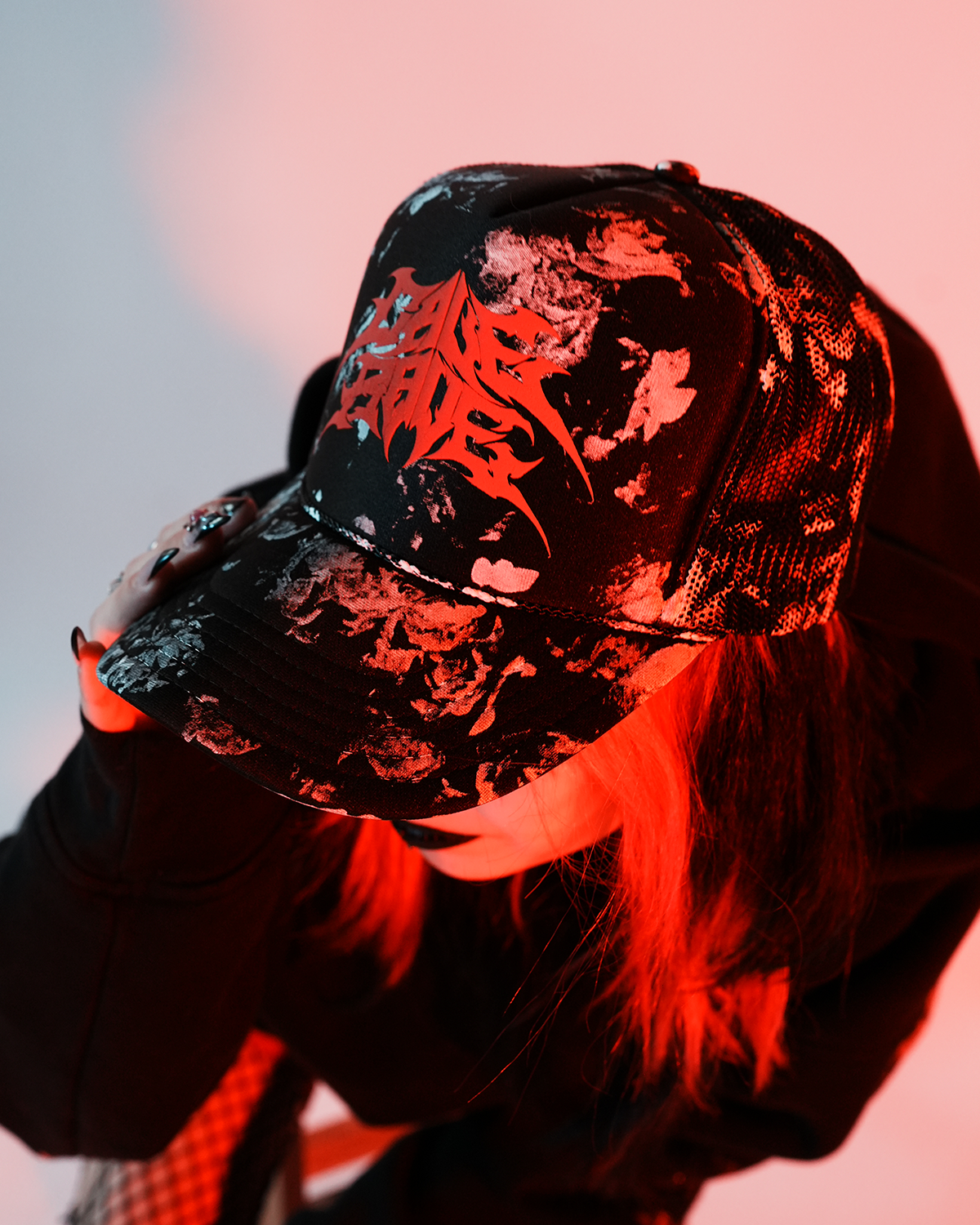 FROM THE RAVE FLOOR HAT- BLACK