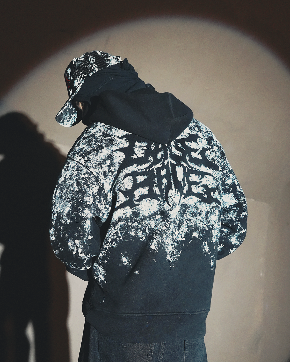 FROM THE RAVE FLOOR HOODIE - BLACK
