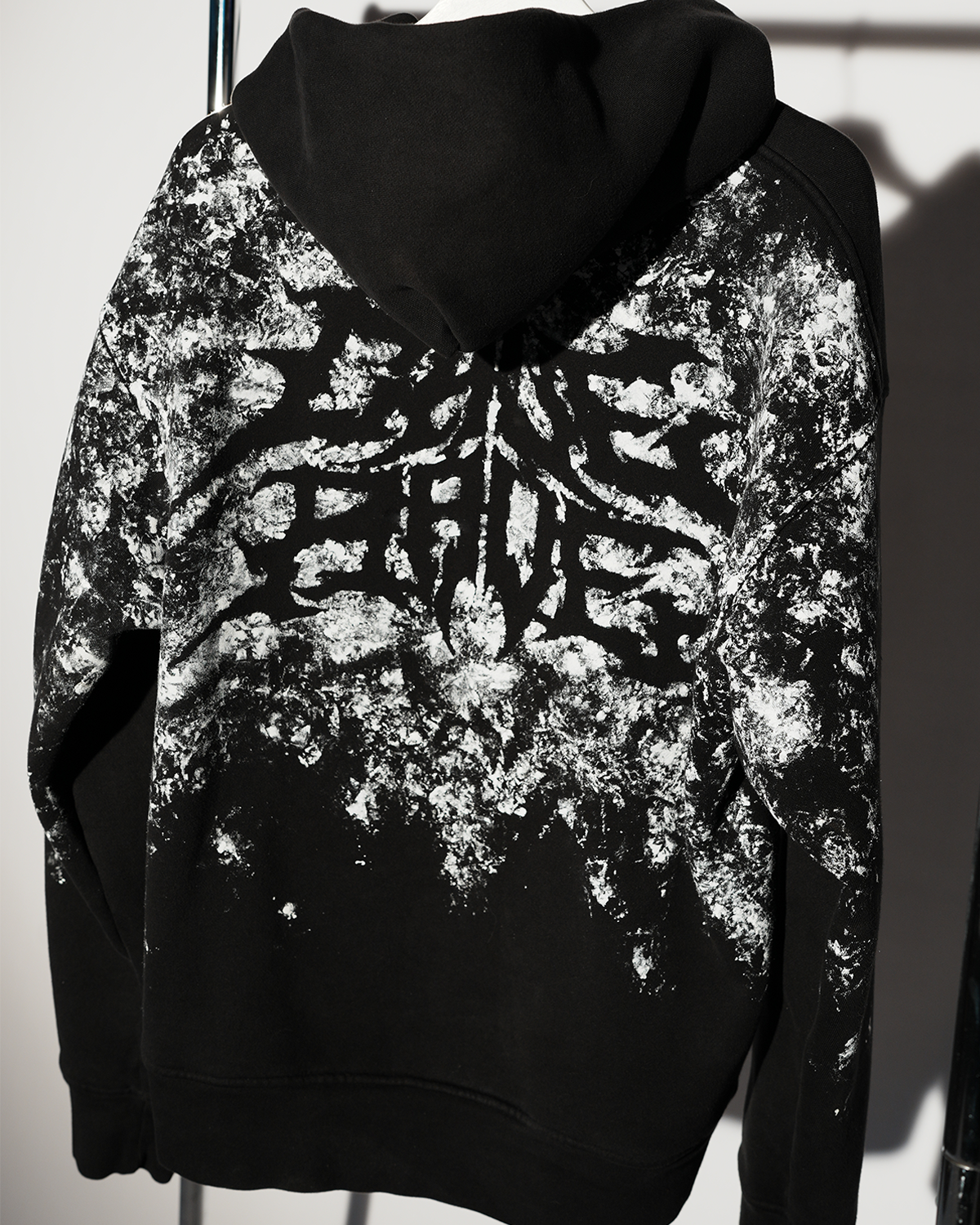 FROM THE RAVE FLOOR HOODIE - BLACK